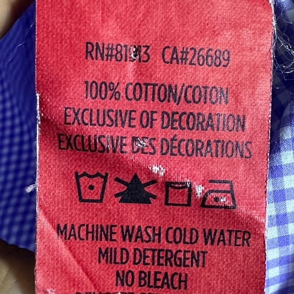 ROBERT GRAHAM Men's Light Purple gingham plaid checked tailored fit designer M - Picture 9 of 15